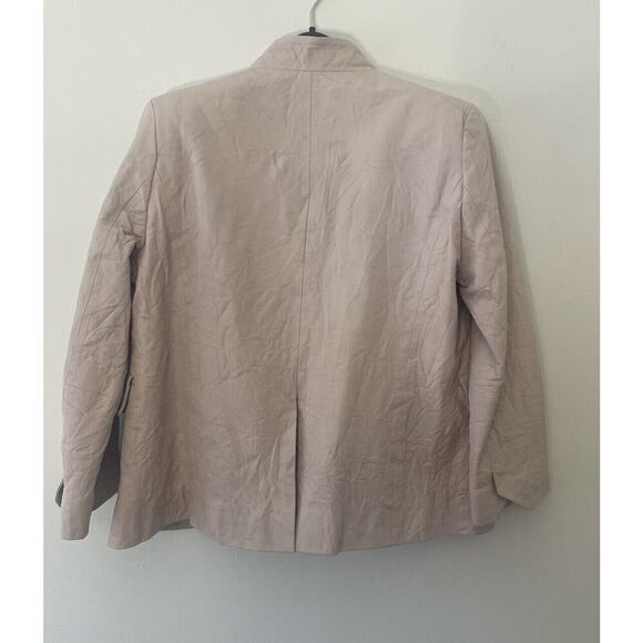 Zadig & Voltaire Verys Open-Front Leather Jacket Size Medium $697 - Picture 4 of 8